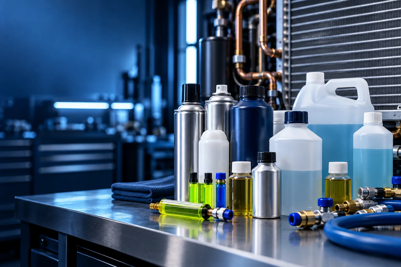 Imagen ilustrativa de productos químicos para servicio profesional